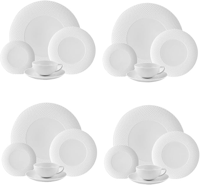 Vista Alegre Bicos Porcelain 20-Piece Dinnerware Set