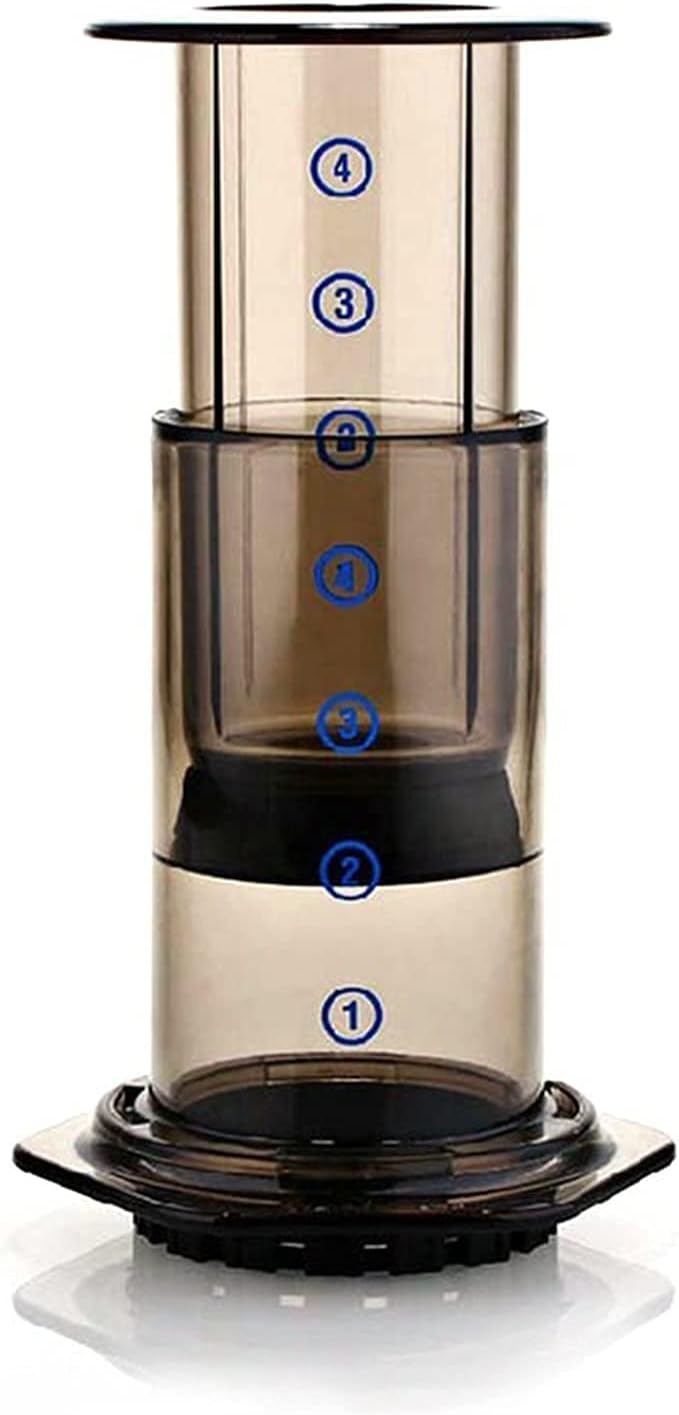 Portable Coffee Machine Manual Pressure Pot Filter Hand-Washed Coffee Drip Pot with Coffee Filter Paper Home Kitchen