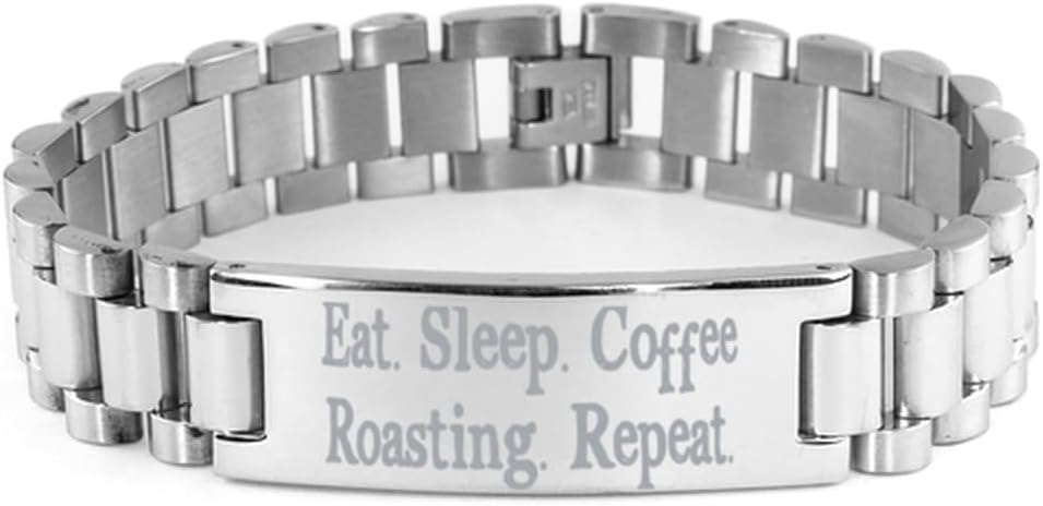 Unique Idea Coffee Roasting Ladder Bracelet Eat. Sleep. Coffee Roasting Present For Friends Unique Idea Gifts From Friends Coffee roaster Coffee beans Coffee grinder Coffee maker Espresso
