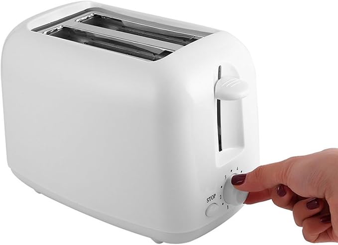 2- Slice Digital Toaster Pop-up Stainless Steel Extra-wide Bagel Slot Defrost Reheat Cancel Function Removable Crumb Tray
