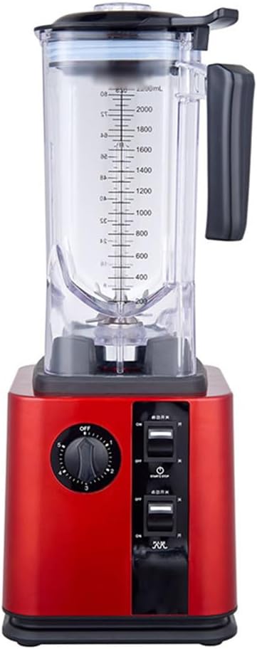 Fully Automatic Smoothie Machine Multi-Functional Home Kitchen Blender Commercial Ice Crusher with 2.2L Large Capacity Glass Jug Mixer for Kitchen Milk Tea Coffee Dessert Leisure Shop A
