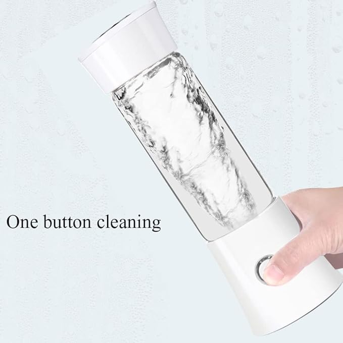 Portable Blenders Personal Size Blender Smoothies and Shakes Mini Blender USB Rechargeable Handheld Blender SportsTravel (Color : White)