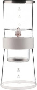 Habiba Iced Drip Coffee Maker Modern Siphon Coffee MakerCold Brew Dripper Iced Coffee Brewer Maker with Stainless Steel Pot LidDetachable Coffee Maker Reusable