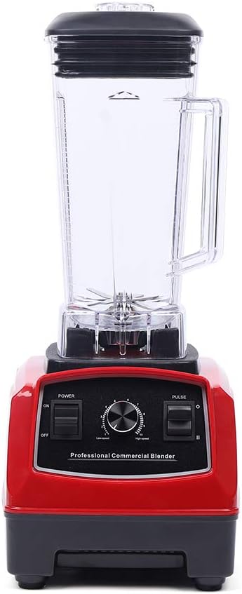 Commercial Blender for Kitchen 1500W Electric Professional Blender Smoothie Maker Milkshake Mixer Mixed Drink Coffee Maker for Home Kitchen Restaurant Speed Control 2L/0.5Gal Cup