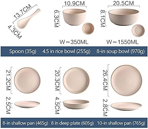 Kitchen Dinnerware Set Family Party Dinner Set 9-44Pcs Ceramic Dinnerware Set Bone China Tableware Dishes Plates Ceramic Combination Dinner Service Set9 Pieces24 Pieces