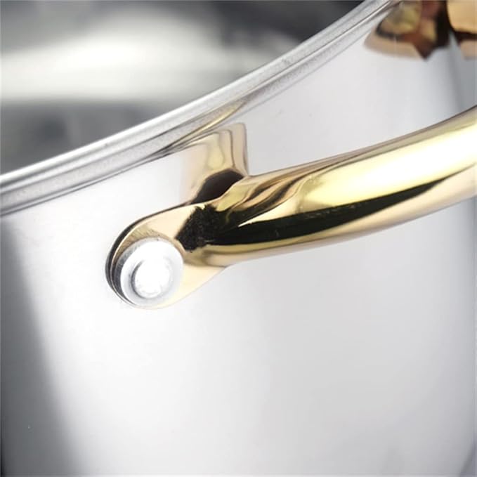 Cooking Pot Frying PanCooking Tools 12 Piece Set Stainless Steel Cookware Set Kitchen Cookware Set Pots Pots &amp Pans Glass Lid