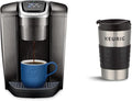 Keurig K-Elite Single-Serve K-Cup Pod Coffee Maker Brushed Slate 12 oz. Brew Size &amp Travel Mug Fits K-Cup Pod Coffee Maker 1 Count (Pack of 1) Stainless Steel