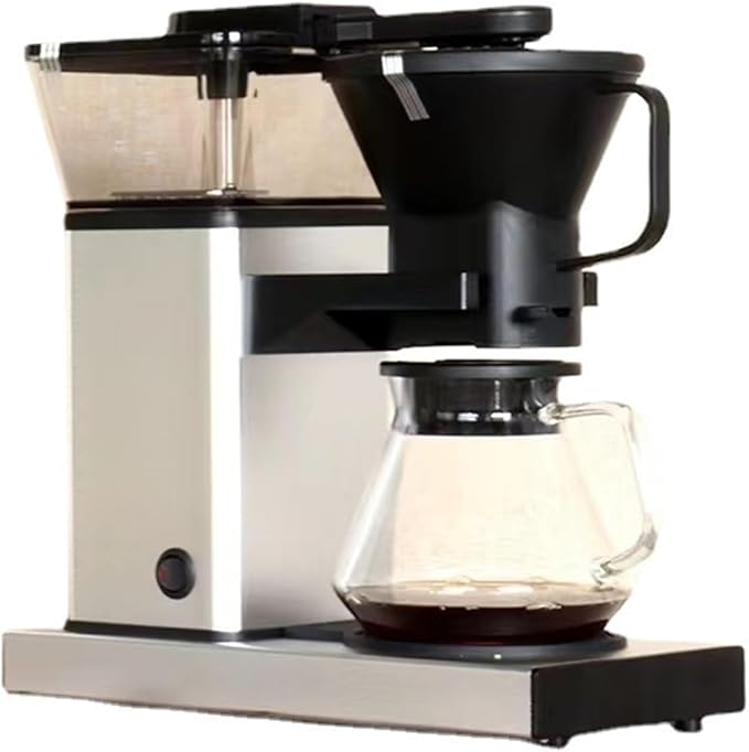 Hand punch Drip Electric Coffee Maker Extraction Brewing Machine Teapot 750ml 220V aluminium alloy High borosilicate glass(C)