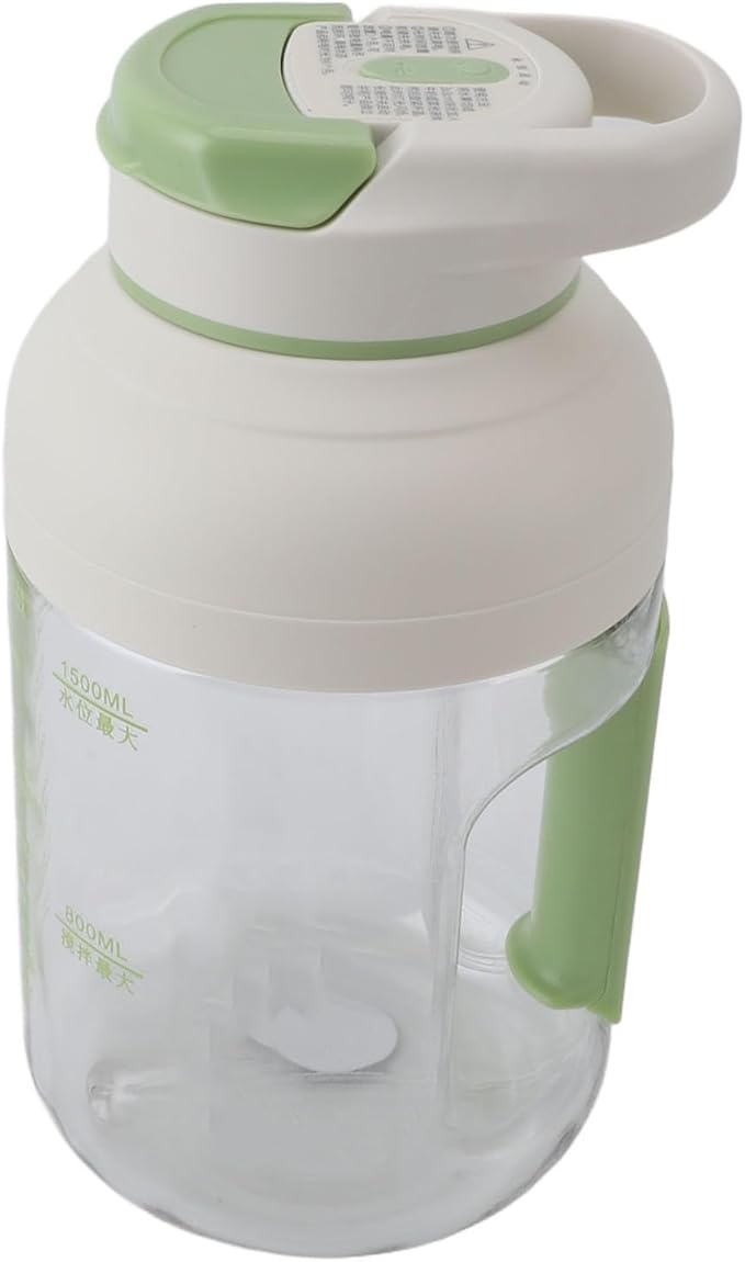 Focket Juicer Machine 800 Ml Cordless Portable Blender with 3000 mAh Battery for Kitchen Travel Office Gym (GREEN)