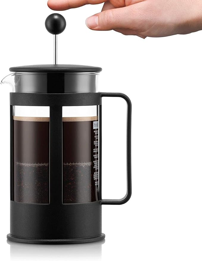 Bodum Kenya 8-Cup French Press Coffee Maker 34-Ounce Plastic Black