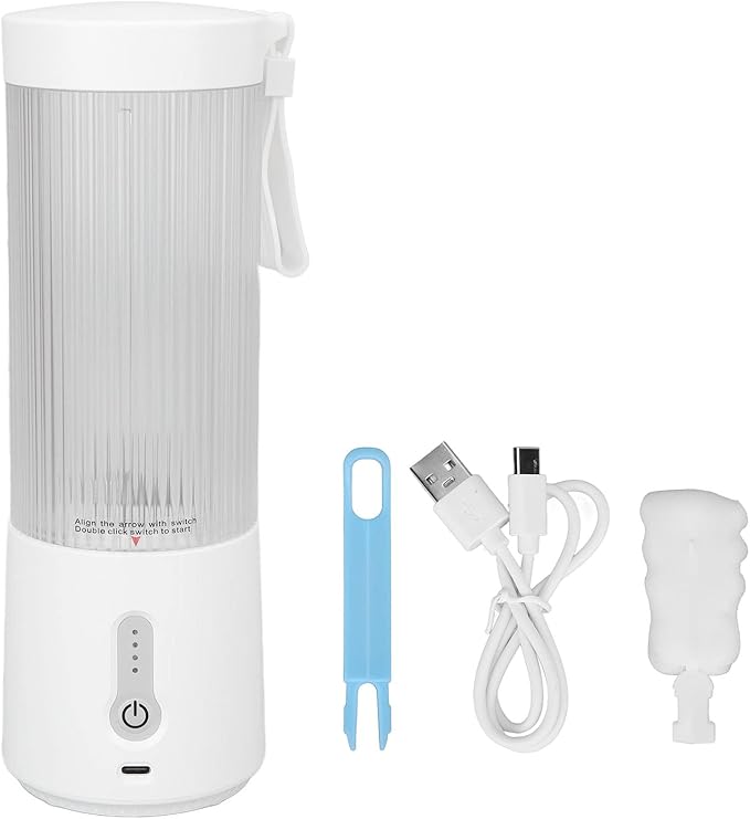 Electric Juicer Cup Portable Blender 18000 Rpmmin USB Charging Fast Speed 450ml Capacity 4000mAh Battery for Camping for Travel for Office