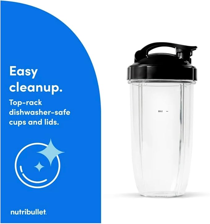 NutriBullet Pro 900W Personal Blender Single Serve 32 oz Cup Matte Linen