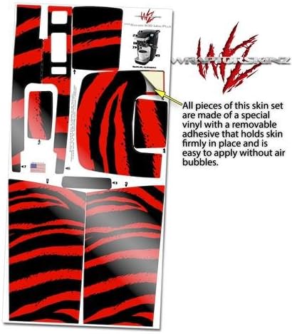 Decal Style Vinyl Skin compatible with Keurig K10 / K15 Mini Plus Coffee Makers Zebra Red (COFFEE MAKER NOT INCLUDED)