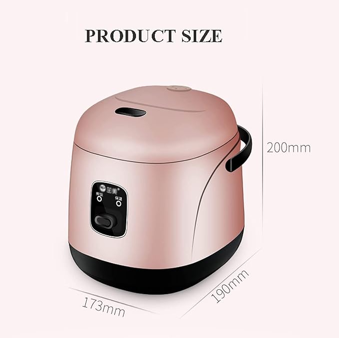 Small Rice Cooker Rice Cookers Electric Food Steamer with Keep Warm Function Multi Cooker with Removable Non-Stick Rice Pot