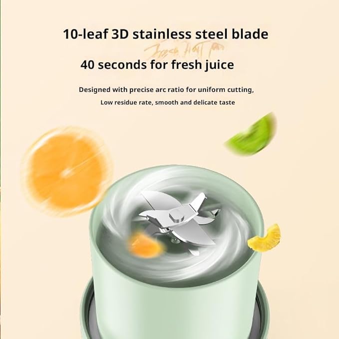 Blender Mini Japan 29oz Hand Blender with Straw and Two Lids BPA-Free Portable Mini Smoothie Blenders for Shakes Dishwasher Safe (1100ML#A)