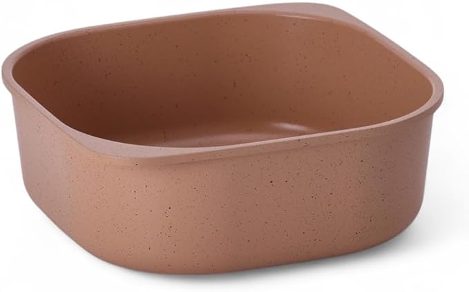 FIKA Objet Comfort 7-Piece Kitchen Nonstick Healthy Cooking Cookware Set with Lid Detachable Handle Induction Compatible All-in-One Kitcheware Easy to Store Great Gift Made in Korea (TERRACOTTA)