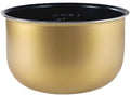 Rice Cooker Inner Pot Compatible for Midea 4L MB-FD4018/WFS4029/FS4017/FS4018D Rice Cooker Inner Pot 304 Rice Cooker Stainless Steel Inner Pot 316 Inner Pot(Yellow Crystal Inner Container 4L)