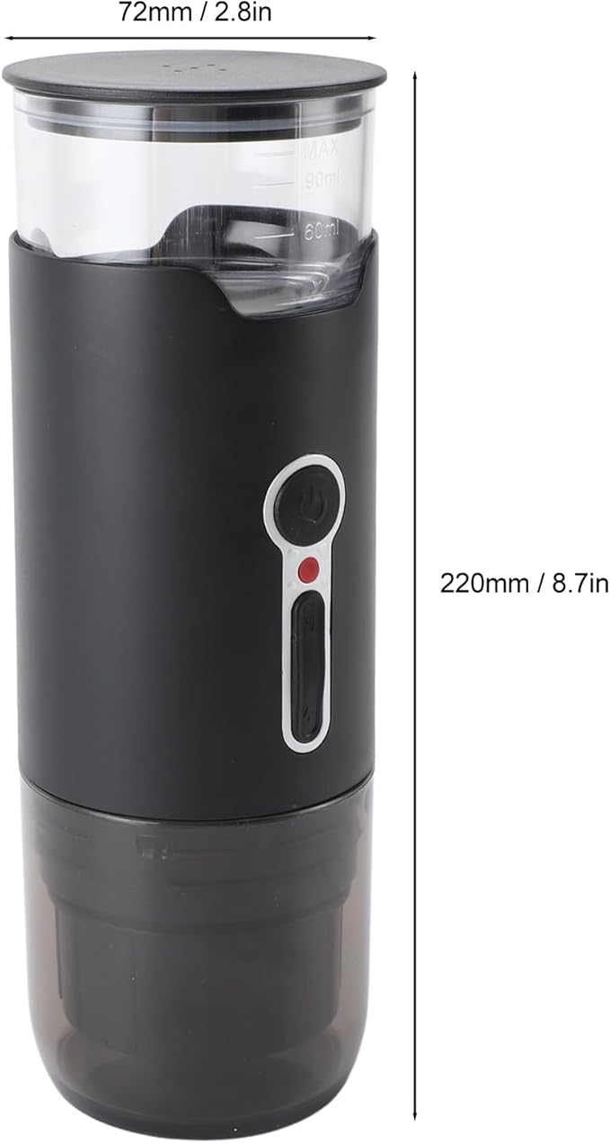 aqxreight Rechargeable Coffee Machine Automatic 15 Pressure Electric USB Portable Coffee Maker for Home Heating Other Office Conveni Rechargeable MachinePortable (#2)