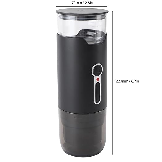 Espresso Machine Portable Coffee Maker with 15 Bar Pressure for Travel Camping Office (#2)