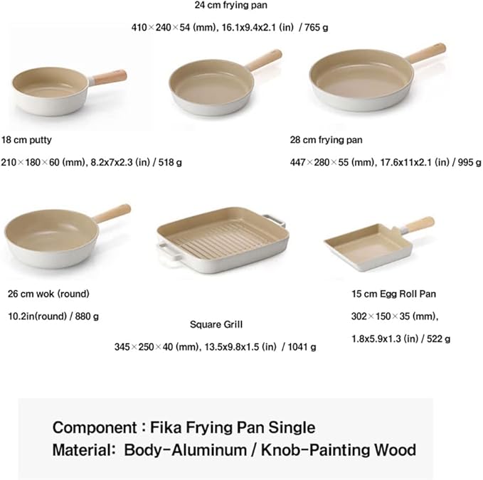 FIka IH Induction Cookware Set of 6