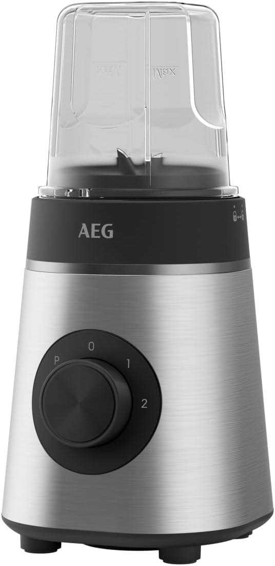 AEG Blender CB4-1-6ST Deli 4 stainless steel/350 watts/23000 revolutions/minute/600ml jug/dishwasher safe/stainless steel