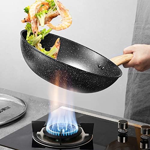 Maifanshi 3 Piece Pot Set Household Non Stick Pot Induction Cooker Wok Suit Kitchen Pots and Pans Cookware Set