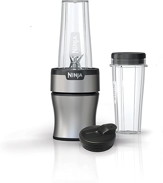 Ninja BN300 Nutri-Blender 900-Peak-Watt Personal Blender 2 Dishwasher-Safe To-Go Cups (Renewed)