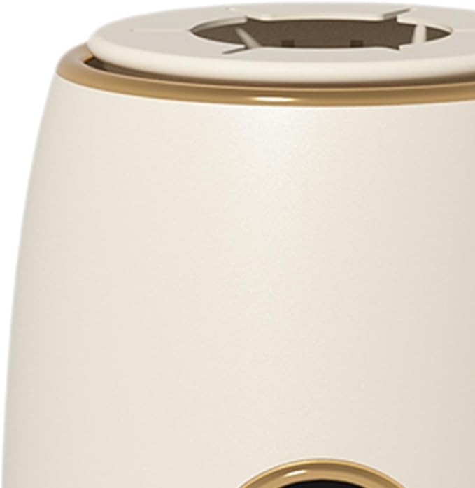 Electric Milk Bottle Shaker with LED Display Portable Adjustable Milk Blender for Night Shopping Camping Daily Use White(Cream Yellow)