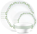 Corella Gorgeous 12-Piece Glass Dinnerware Set
