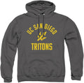 University of California San Diego Official One Color Ucsd Tritons Logo Unisex Adult Pull-Over Hoodie