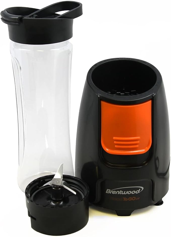 Brentwood Blend to Go Personal Blender with Travel Cup 20 oz Black