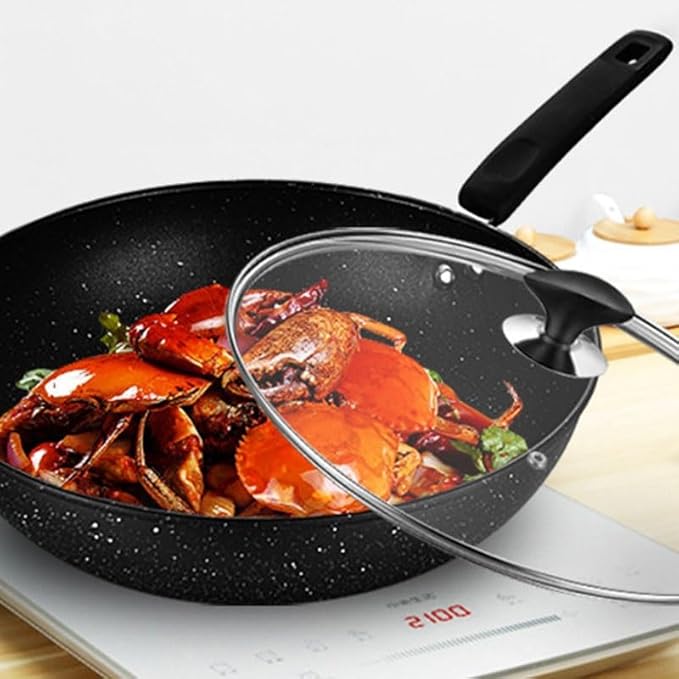 Medical Stone Cookware Set Thick Bottom Induction Cooktop Compatible Non Stick