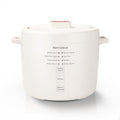 Narcissus 3.5-Cup Rice Cooker for 1-3 People Multifunctional for Rice Oatmeal Quinoa - Slow Cook Steam Cook Rice &amp Steam Dish Together Rice White