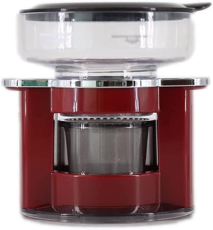Coffee Machine Drip Coffee Machine Programmable Coffee Machine Automatic Household Small Hand Coffee Machine Suitable For Brewing Coffee (Color : Rojo) 20240311