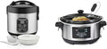 Hamilton Beach Digital Programmable Rice Cooker &amp Food Steamer &amp Portable 6 Quart Set &amp Forget Digital Programmable Slow Cooker Lock Dishwasher Safe Crock &amp Lid Temperature Probe St
