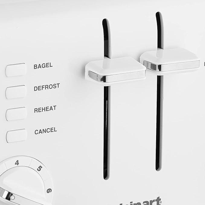 Cuisinart 4-Slice Compact Plastic Toaster White CPT-142P1