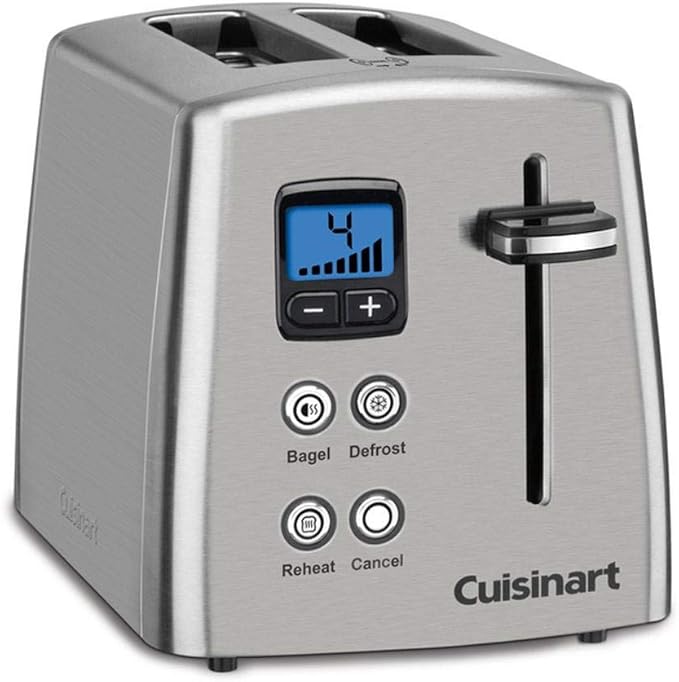 Cuisinart CPT-415P1 Countdown Metal Toaster 2-Slice Brushed Stainless