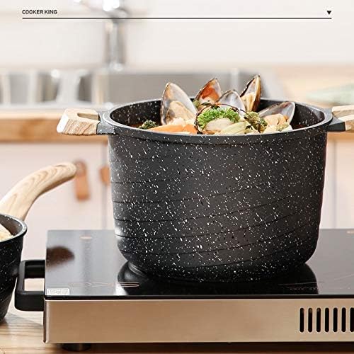 Non Stick Pot Set Four Piece Kitchen Pot Combination Induction Cooker and Kitchenware Cookware Set Cooking Pots Set
