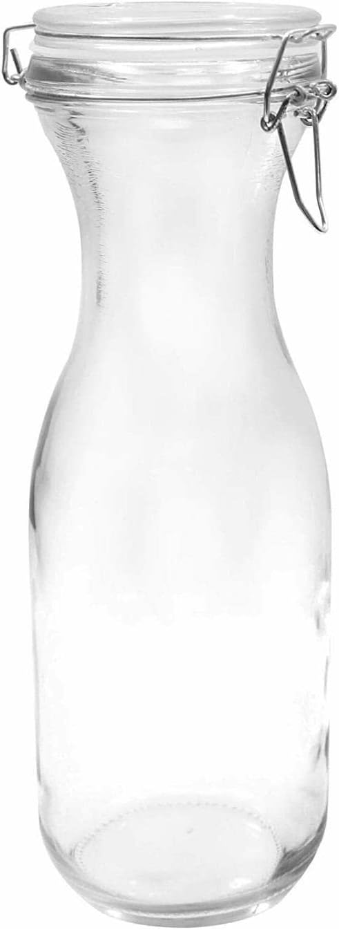 ChefWave Milkmade Non-Dairy Milk Maker Bundle with 2 Pack Resealable Glass Storage Carafes 34oz (3 Items)