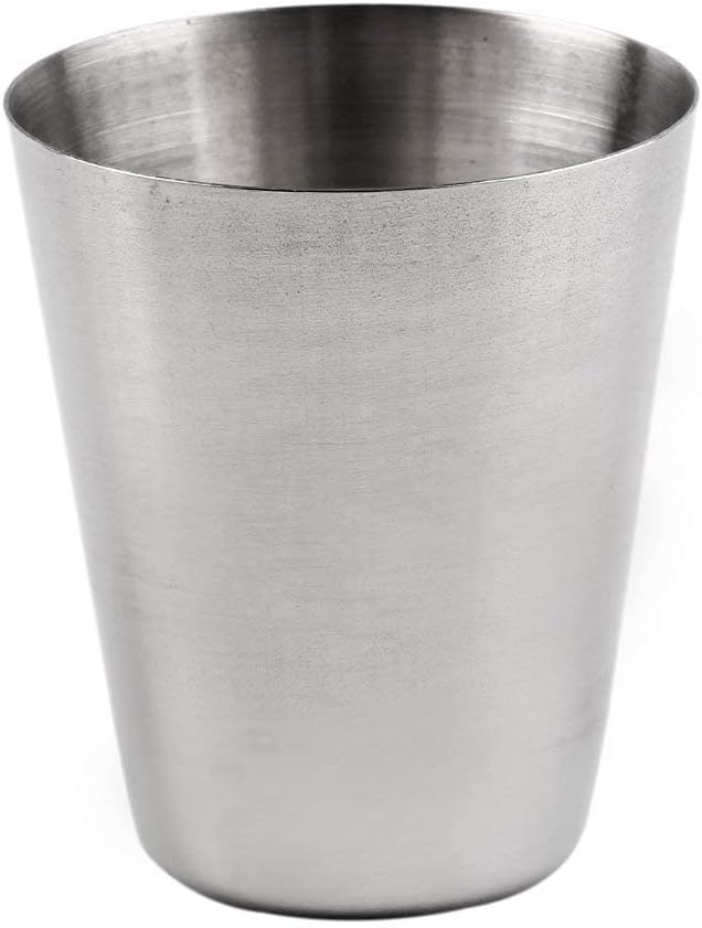 4 in 1 Outdoor Mini Stainless Steel Cup Hiking Camping Travel Portable Drinking Water Cup Set Leather Cup Color:30ML Cookware Set Cookware Picnic Boiler Cookware
