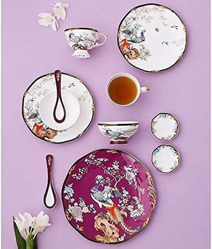 Dinnerware Sets - Luxury Gift Dishes Service Set 11pcs Bone China Tableware Set Ceramic Set Bowls and Plates Luxury Cups and Plates Set Service for 1(A)