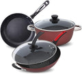Cookware Set Soup Pot Set Frying Pan Milk Pot Cooking Pot Saucepan Non-Stick Pan Set Casserole Wok