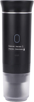 Yunir Portable Electric Coffee Machine Self Heating Travel Coffee Maker with Capsule Design 15 Bar Pressure Material Coffee Maker for Travel Office Car