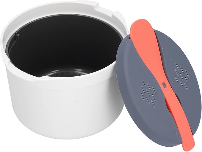 Microwave Oven Rice Cooker 2-Layer Rice Steamer EasytoUse High Temperature Steam Pot for Kitchen Cookware