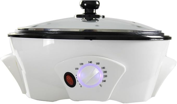 DYRABREST Coffee Roaster Machine for Home Use 110V 800W Coffee Bean Roaster Machine for Home Use with 1500g Max Capacity and Adjustable Temperature for Coffee Bean Peanut Nuts and Baking Beans