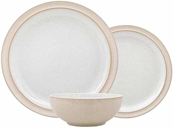 Denby Elements 12 Piece Dinner Set Beige