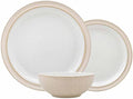 Denby Elements 12 Piece Dinner Set Beige