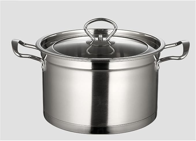 Cookware Set Stainless Steel Frying Pan Pot Soup Milk Pot Frying Pan Four-Piece Household (Color : A Size A (A