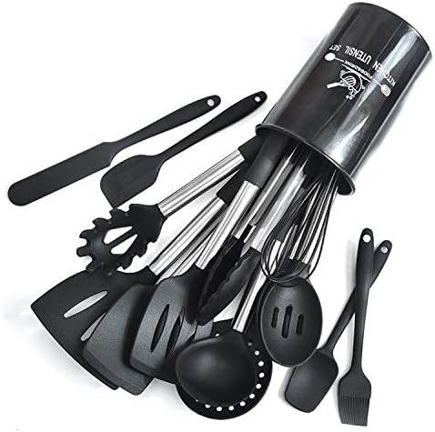 14PC Heat Resistant Nylon Cookware Set Nonstick Cooking Tools Kitchen &amp Baking Tool Kit Utensils Spoon Accessories
