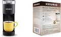 Keurig K-Mini Single Serve Coffee Maker Black &amp Brewer Cleanse Kit For Maintenance Includes Descaling Solution &amp Rinse Pods Compatible Classic/1.0 &amp 2.0 K-Cup Pod Coffee Makers 4 Count